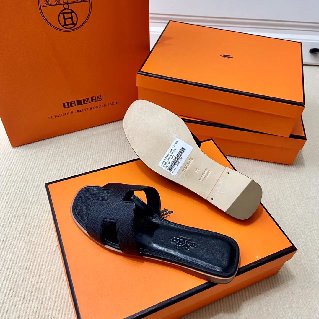 에르메스 올수공 오란 슬리퍼 샌들 앱송 47